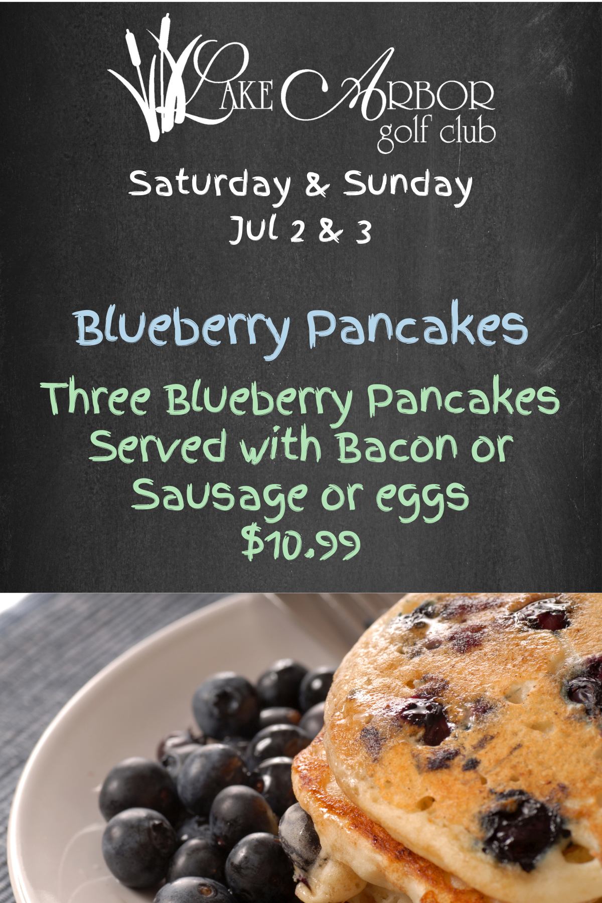 LA Blueberry Pancakes 3