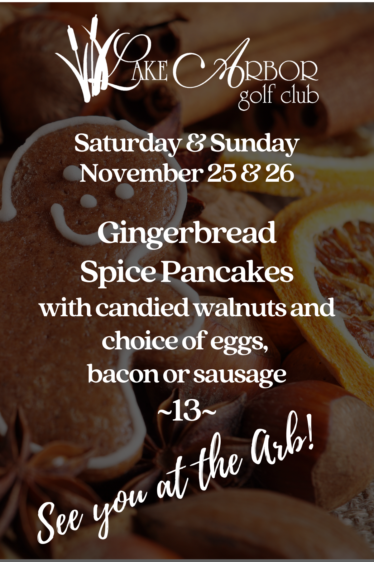 LA Gingerbread Spice pancakes